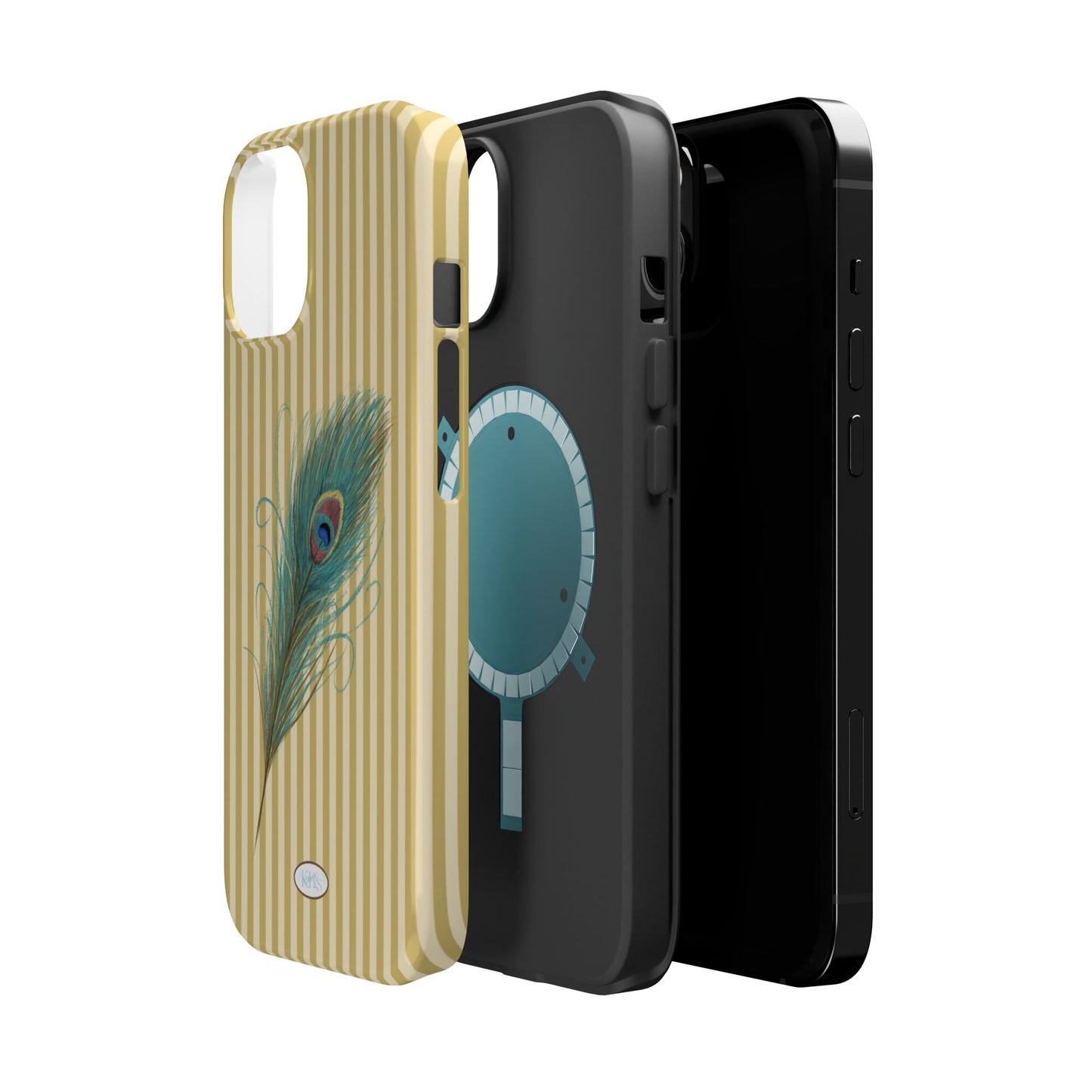 Peacock Feather Mag Safe Case