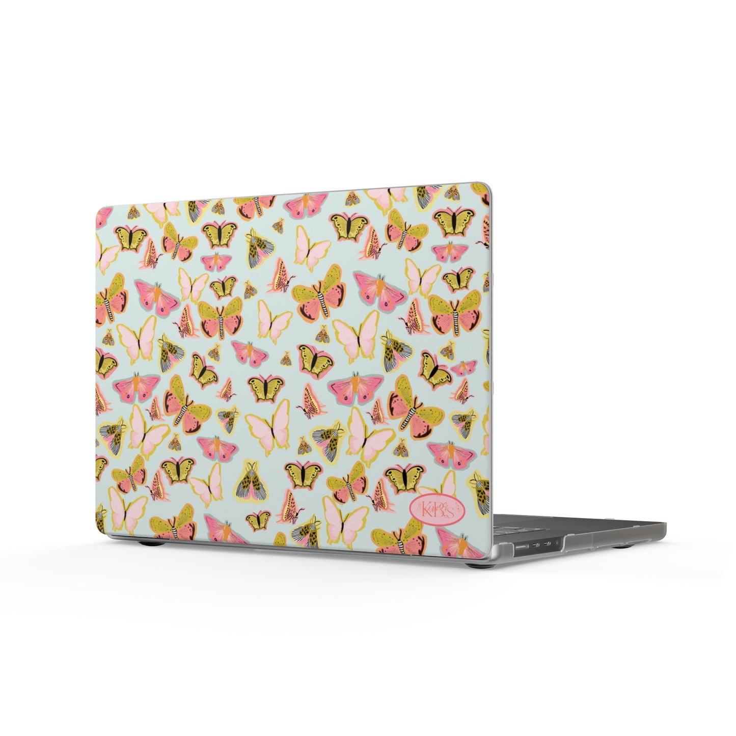 Butterfly Muse MacBook Case - Blue