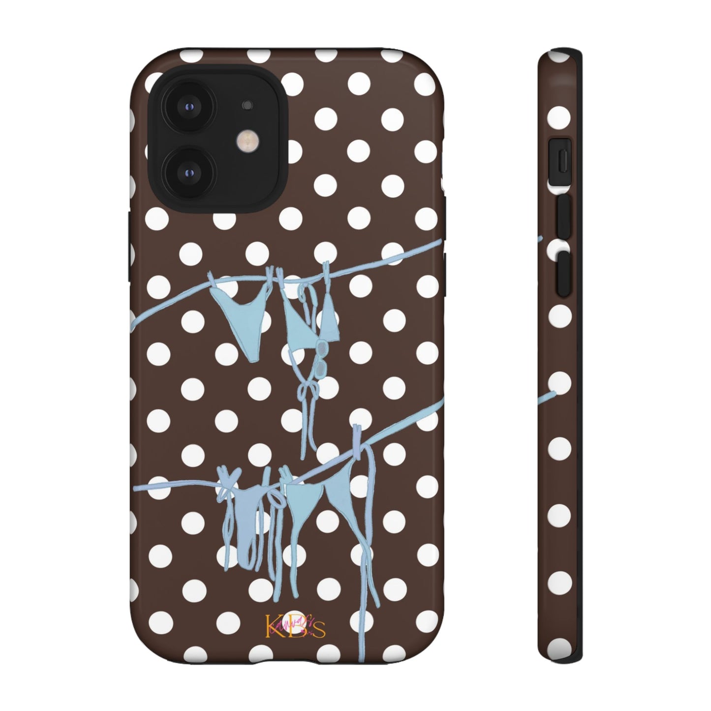 Brown Polka Dot Bikini Tough Case