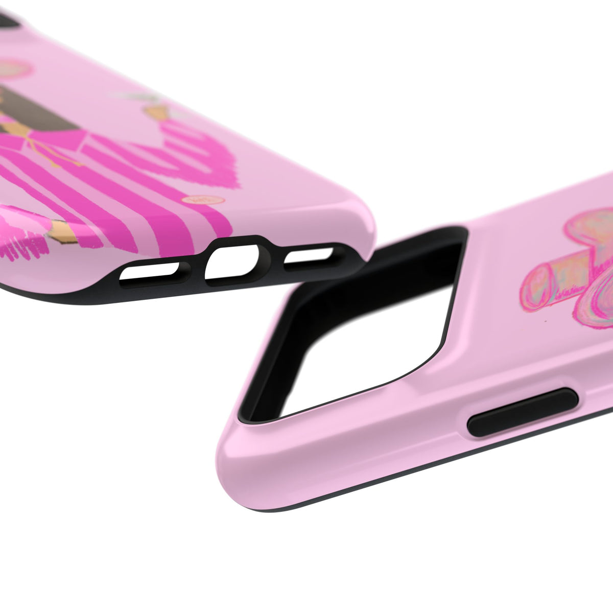 Cocktail Cowgirl Mag Safe Case for iPhone - Pink