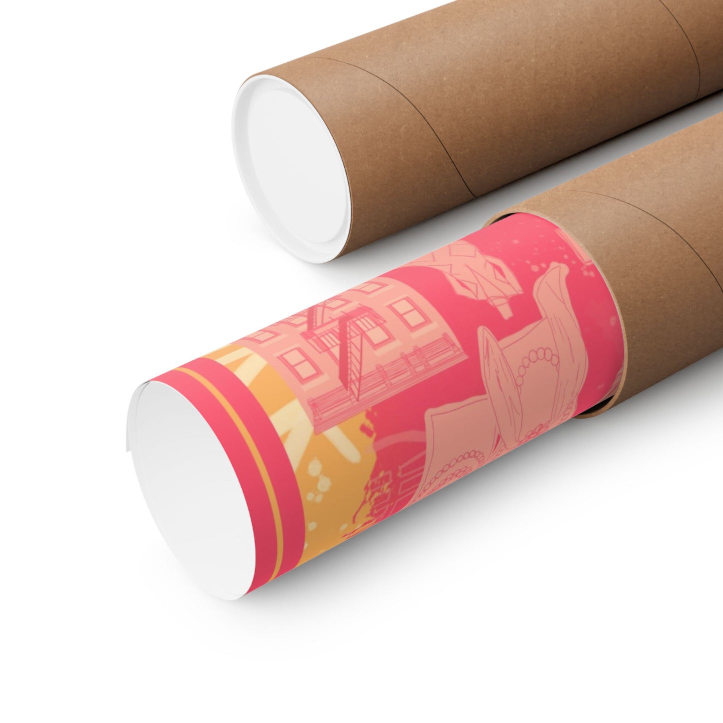 NY Said I Love You Scarf Wall Print