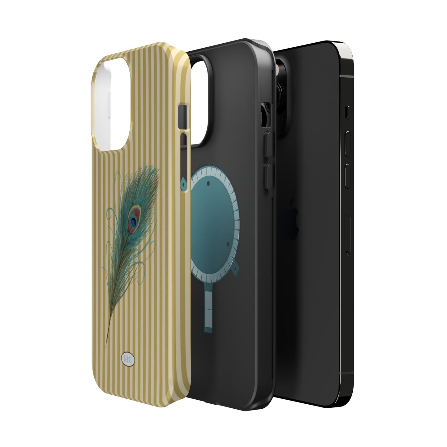 Peacock Feather Mag Safe Case