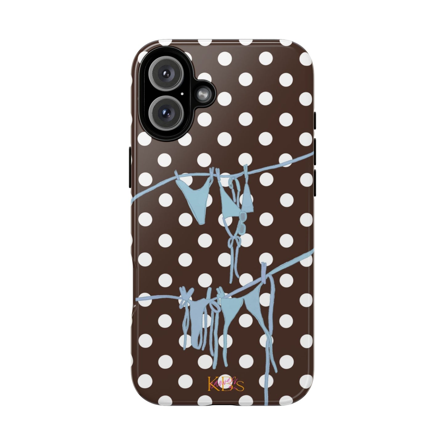 Brown Polka Dot Bikini Tough Case