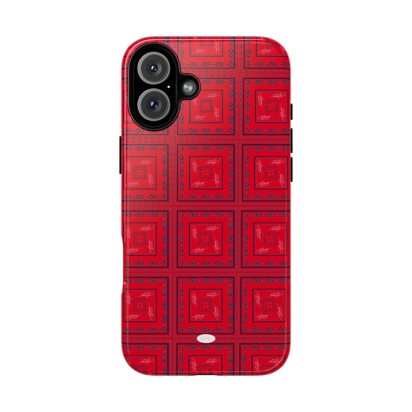 Red & Blue Horsebit Tough Case