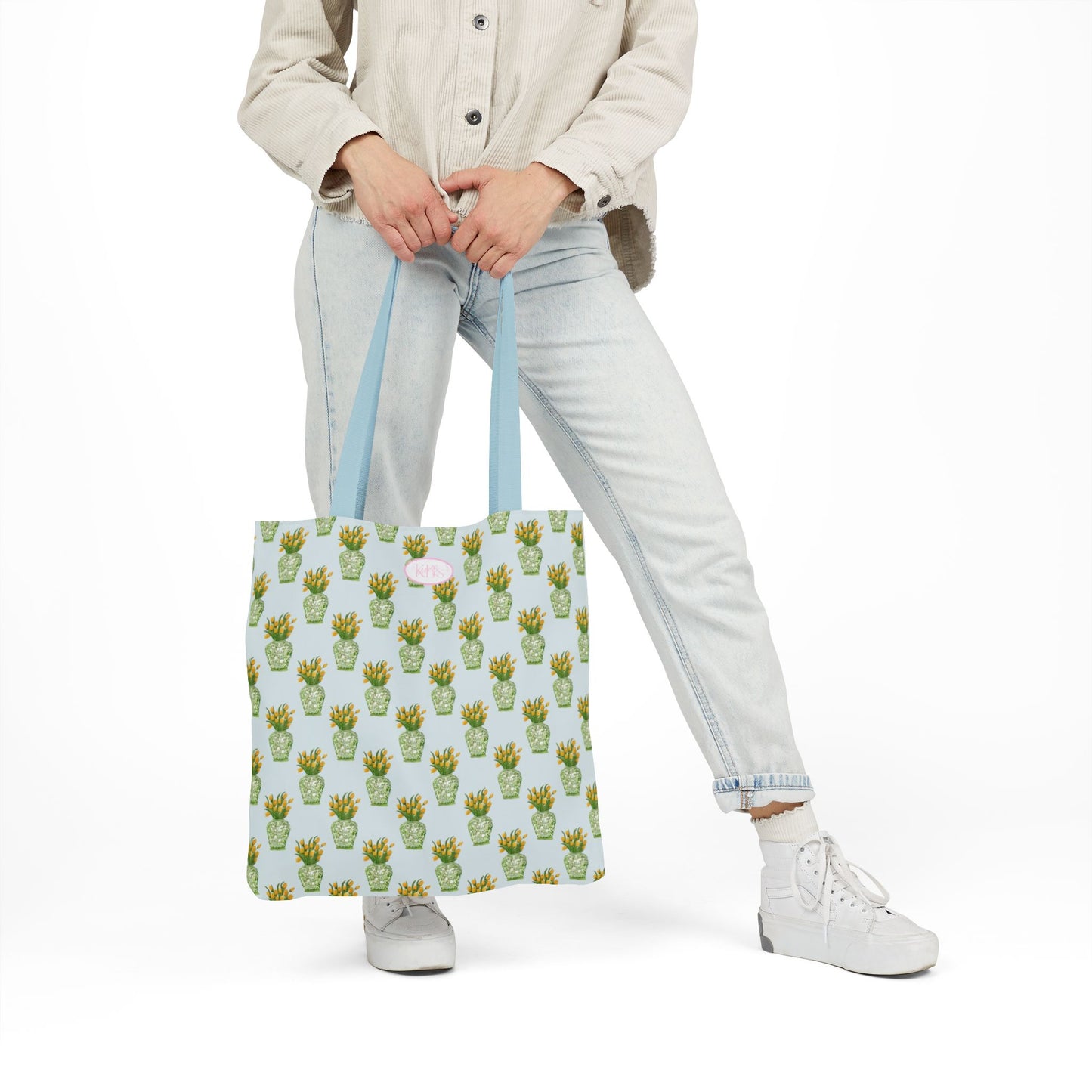 Tulip Haus Pattern Tote Bag