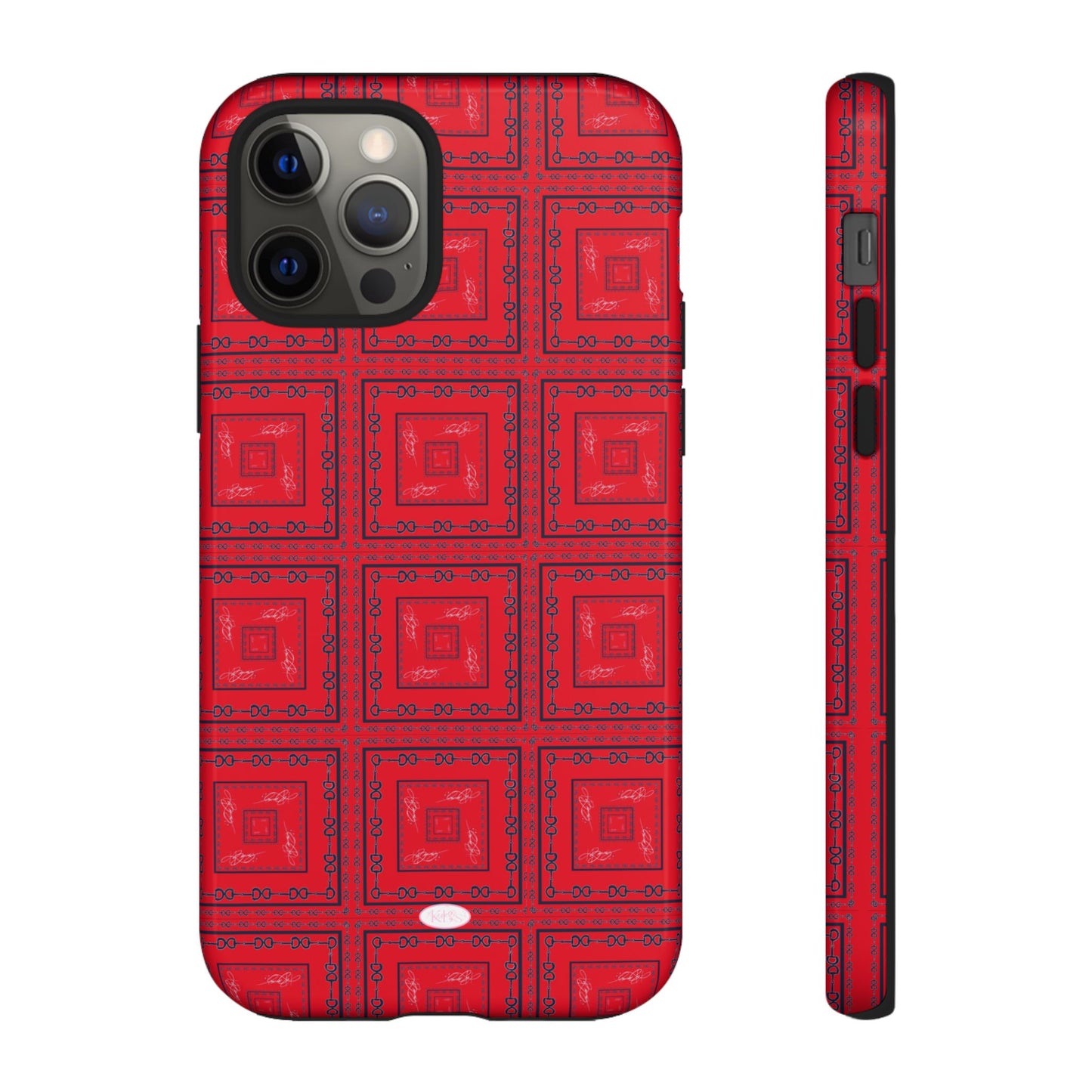 Red & Blue Horsebit Tough Case