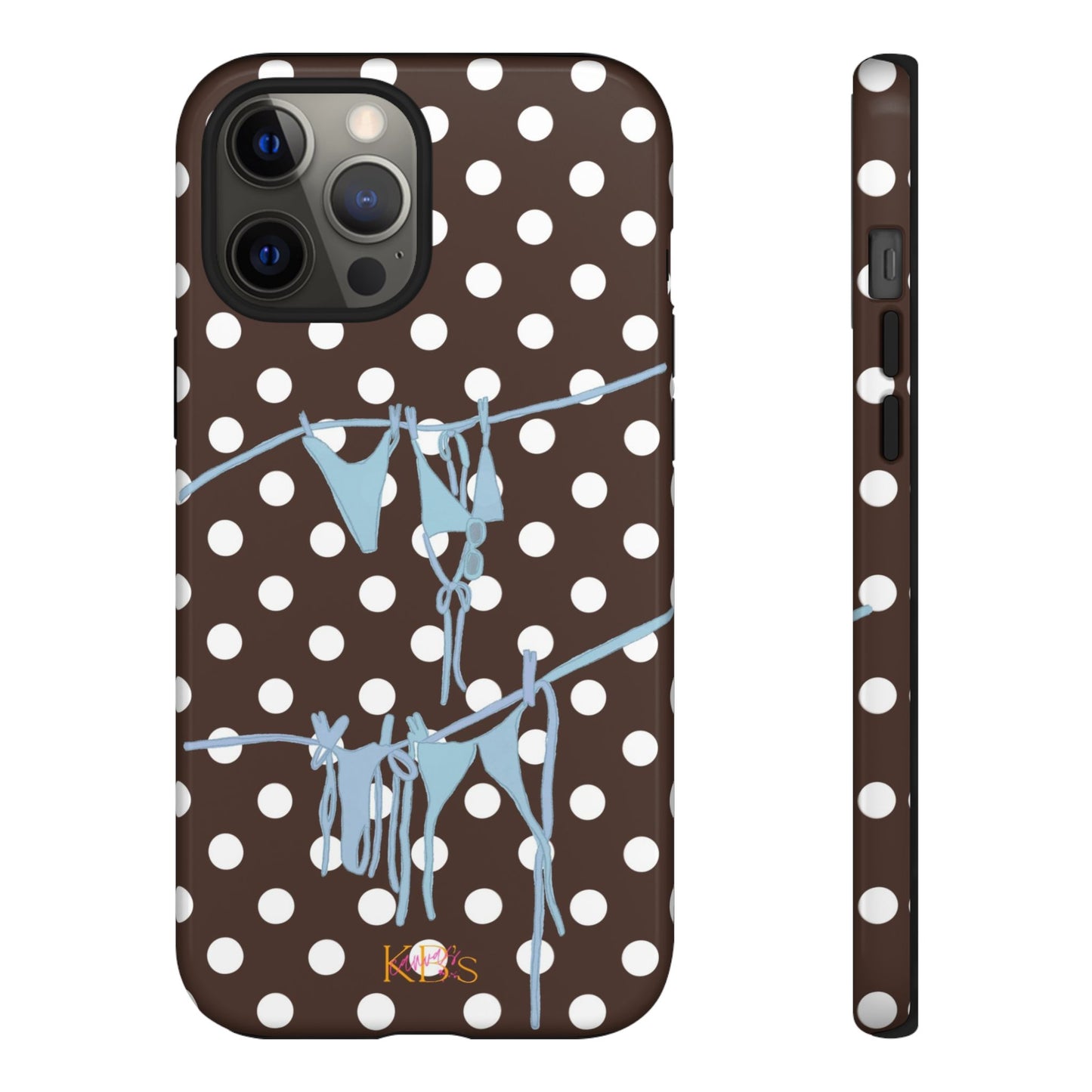 Brown Polka Dot Bikini Tough Case