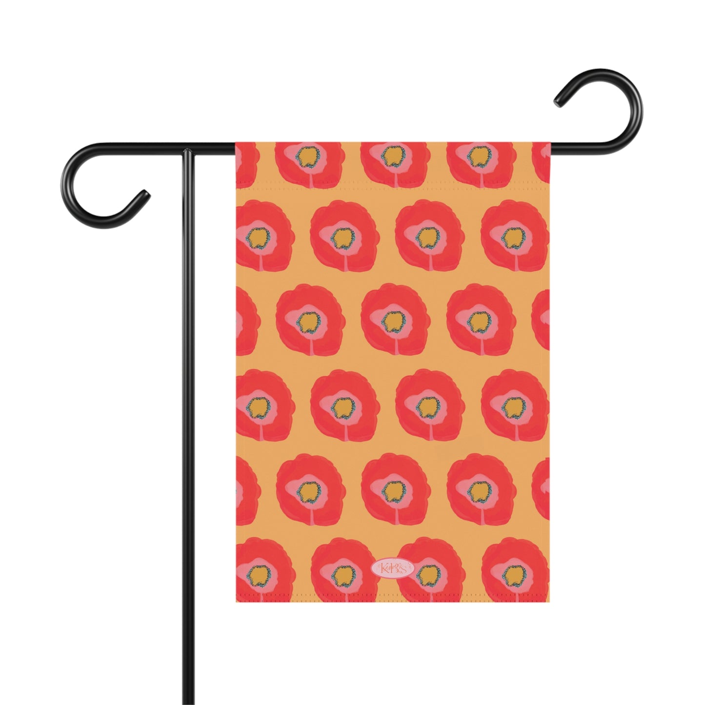Poppy Fleur Garden Flag
