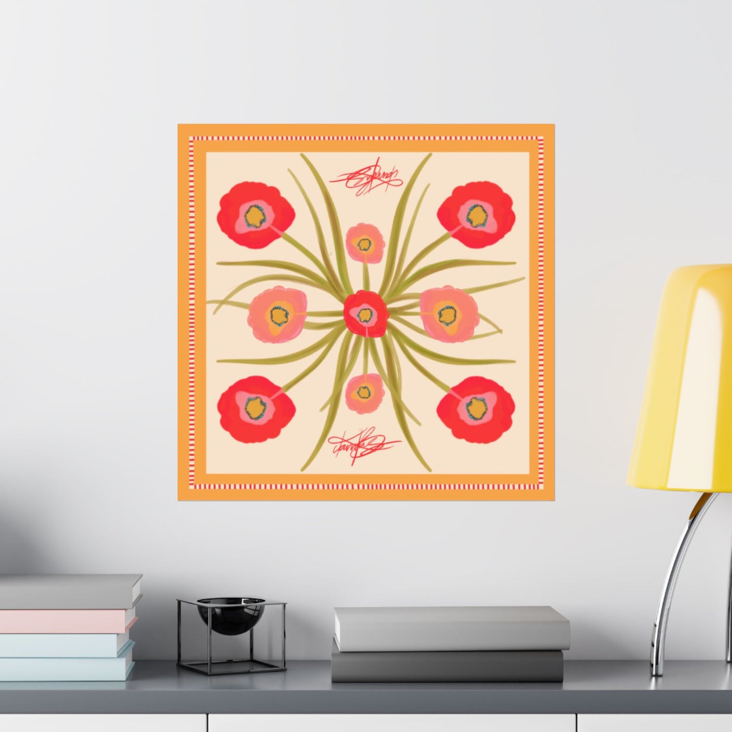 Poppy Fleur Scarf Photo Print