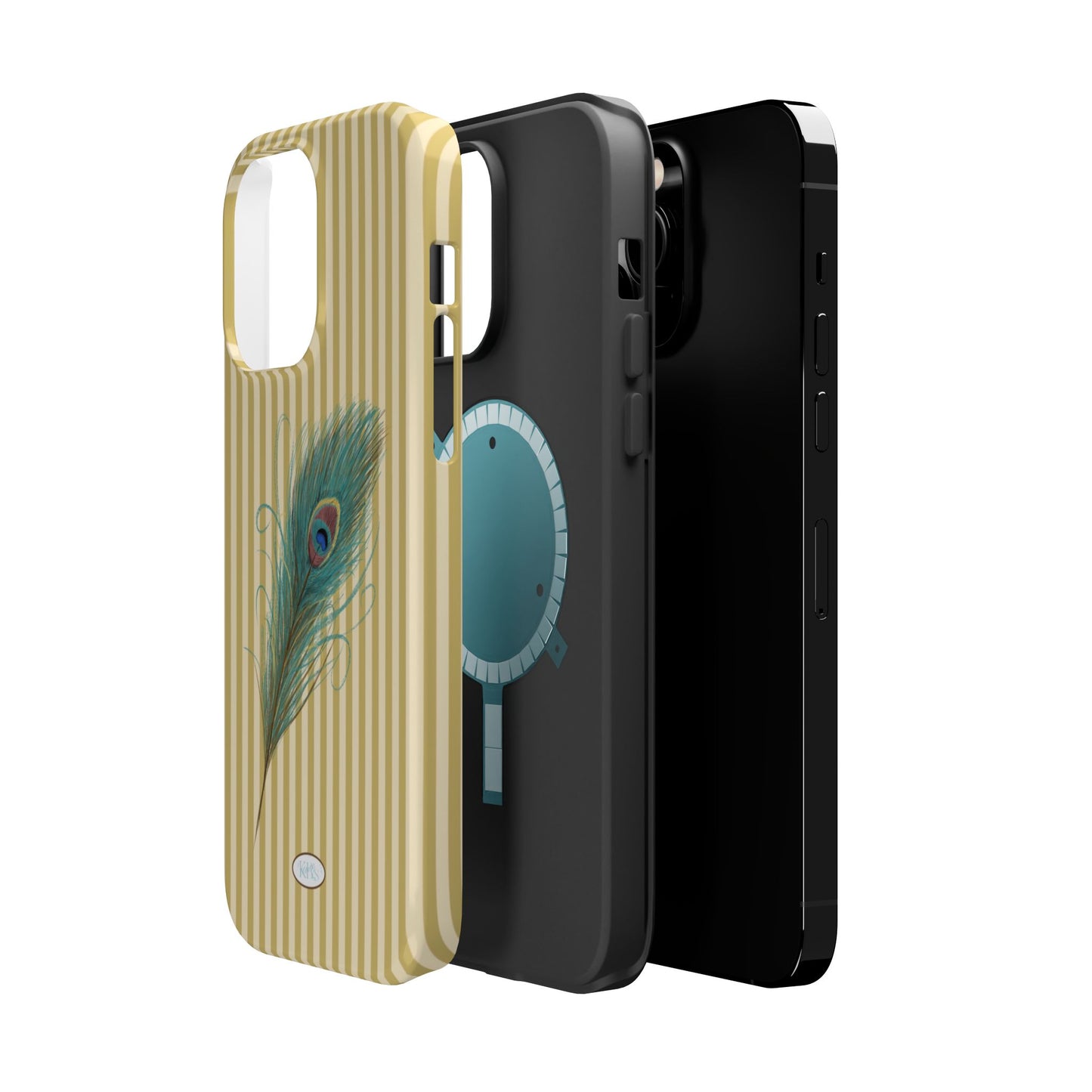 Peacock Feather Mag Safe Case