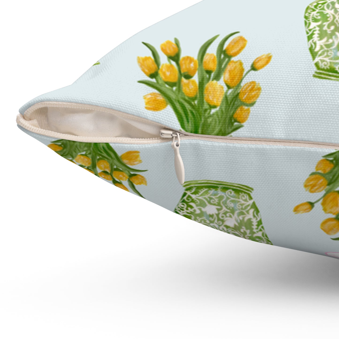 Tulip Haus Pattern Throw Pillow