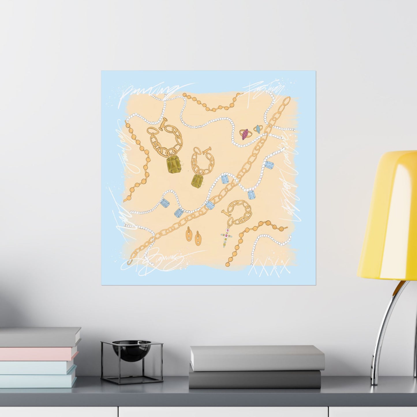 Le Jewel Scarf Photo Print