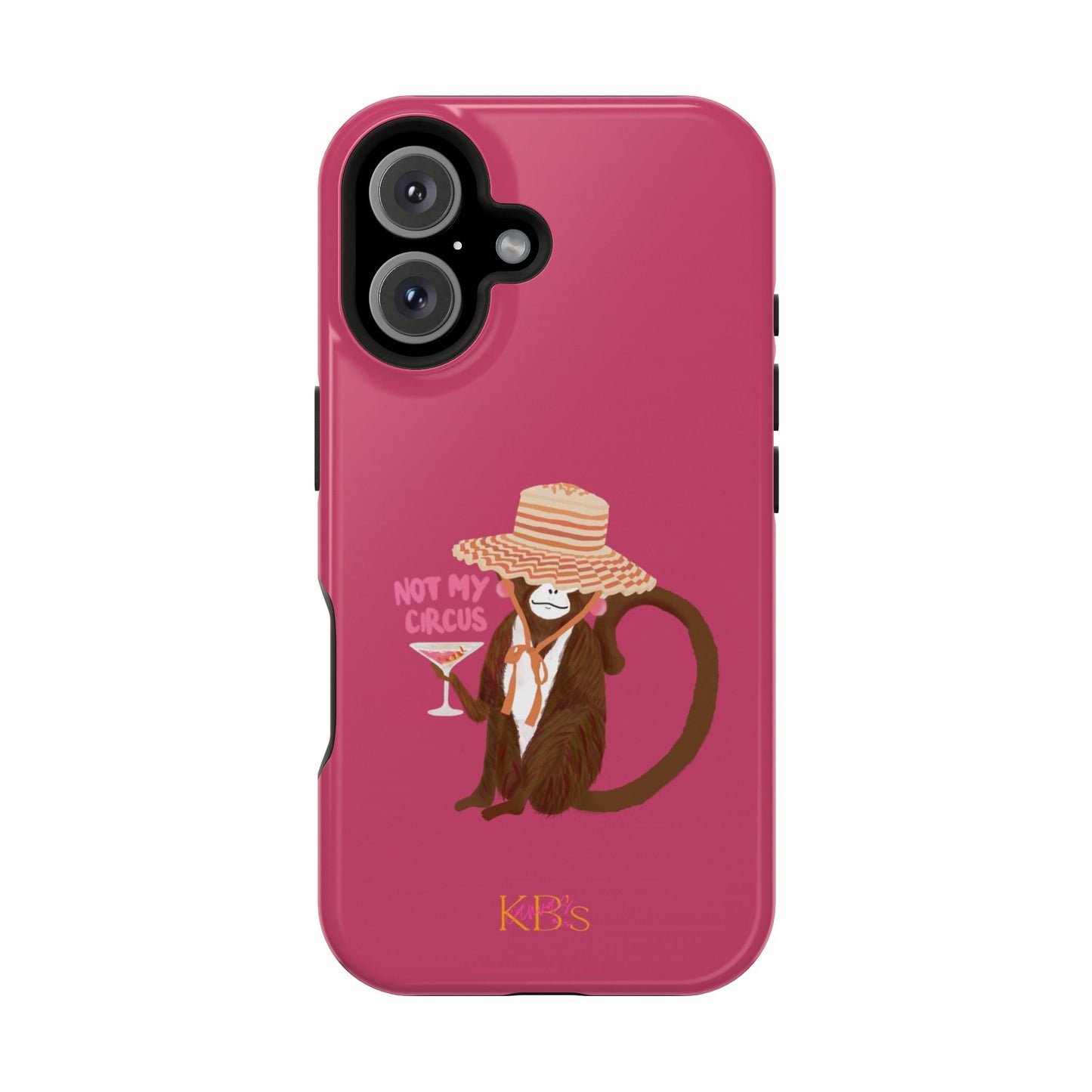 Not My Circus Mag Safe Case - Magenta