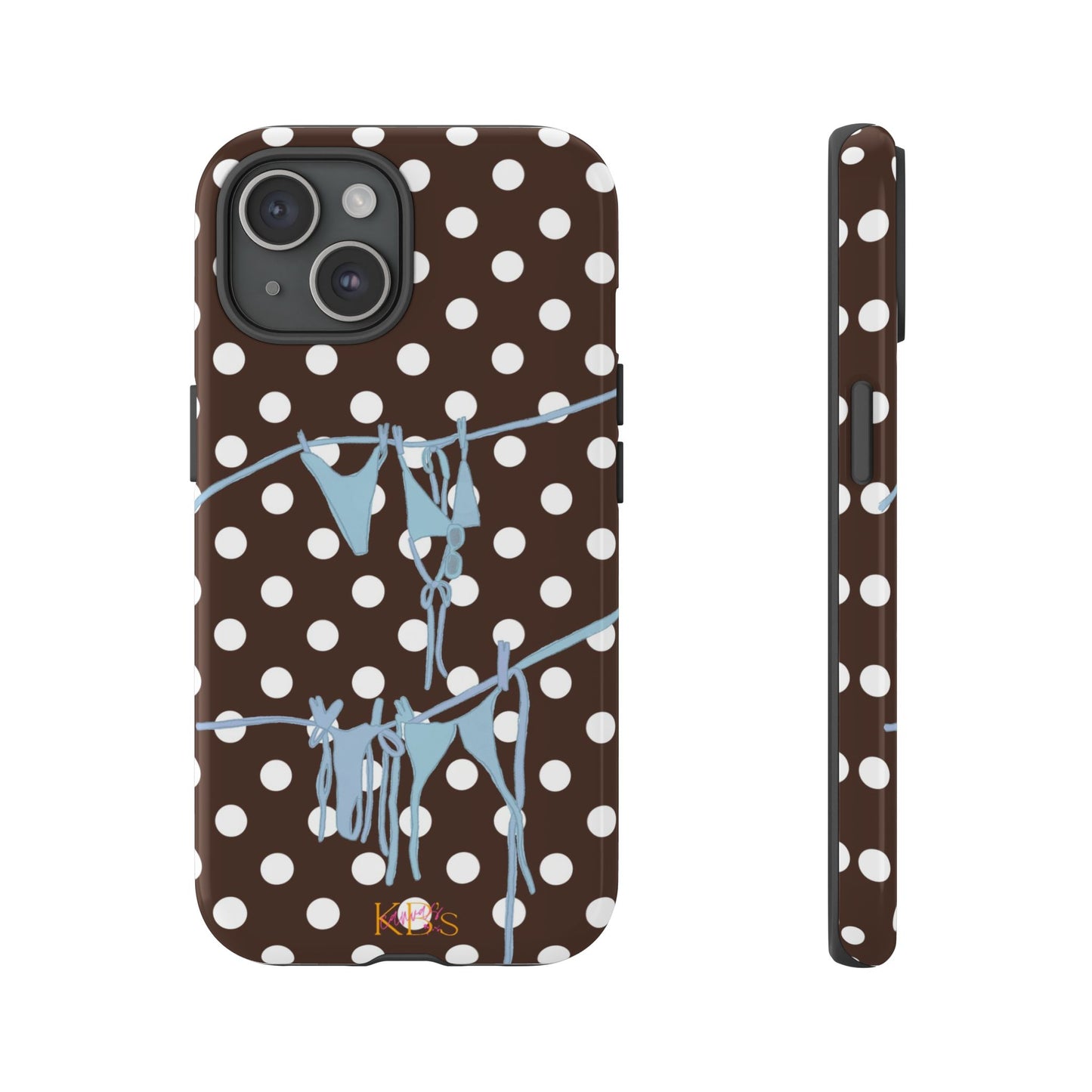 Brown Polka Dot Bikini Tough Case