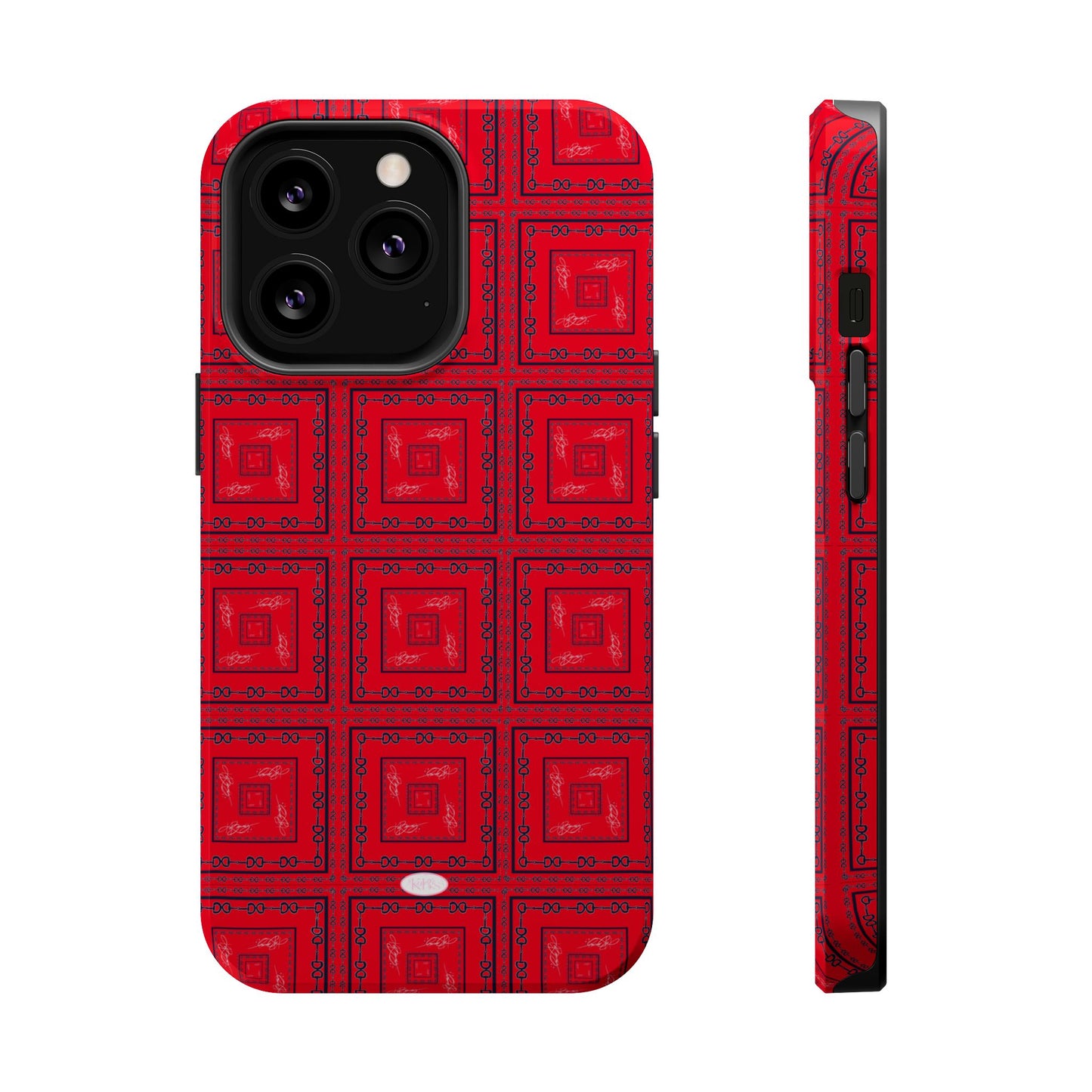 Red & Blue Horsebit MagSafe Case