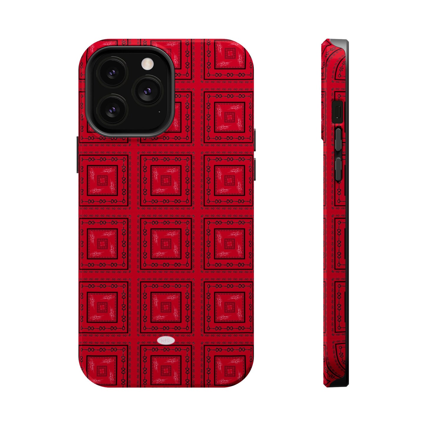 Red & Black Horsebit MagSafe Case