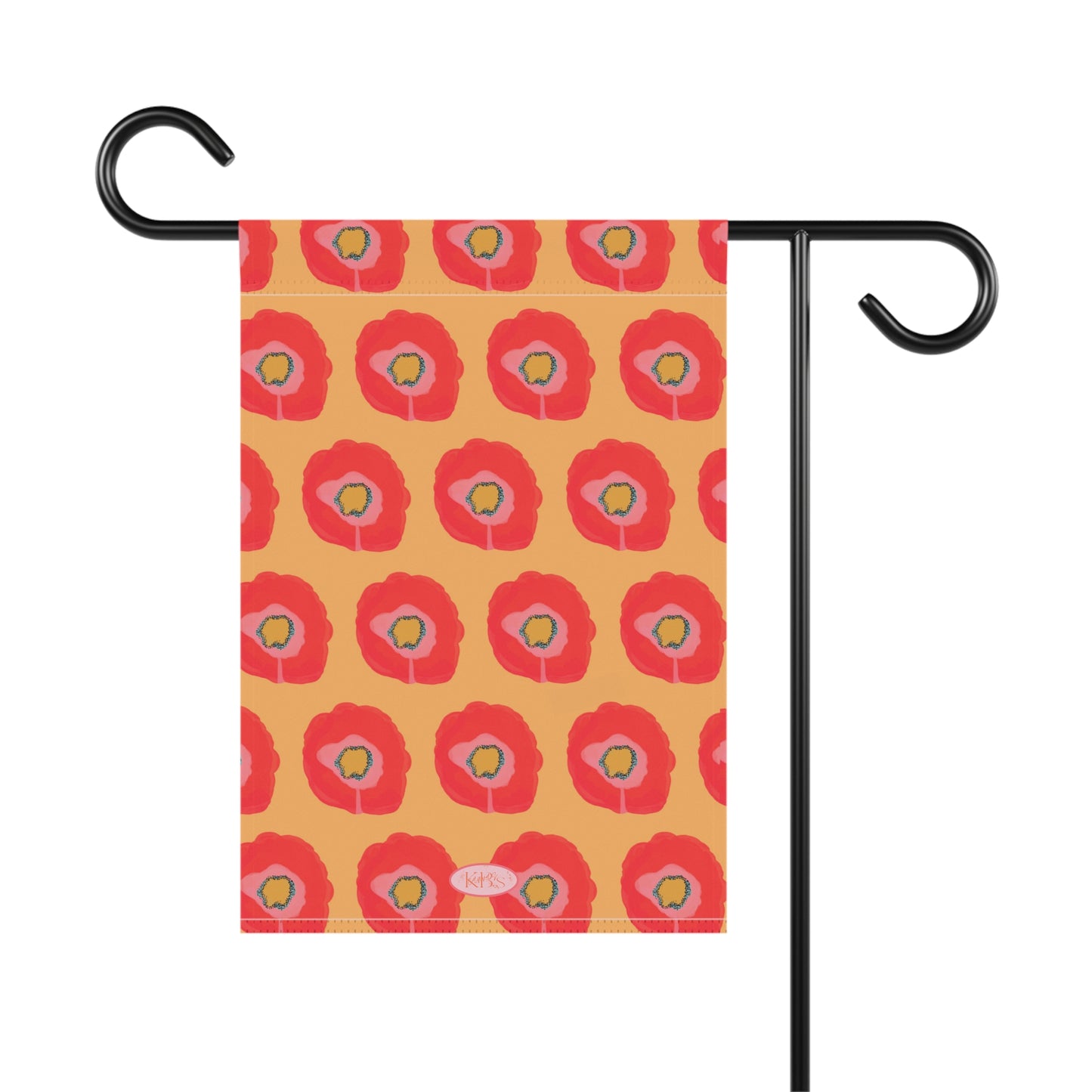 Poppy Fleur Garden Flag