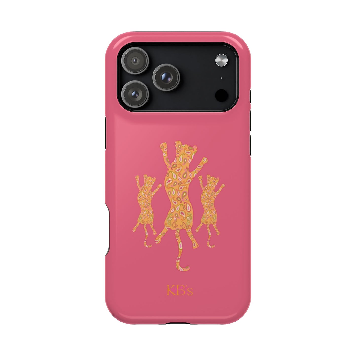 Paisley Leopard Mag Safe Case - Pink