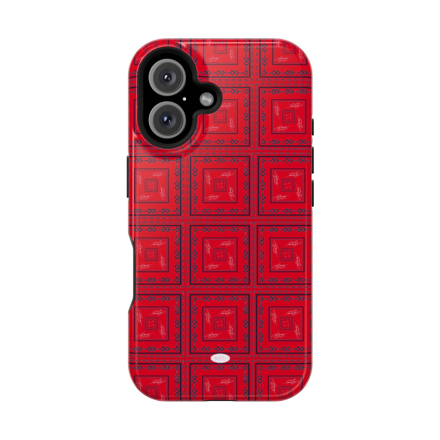 Red & Blue Horsebit MagSafe Case