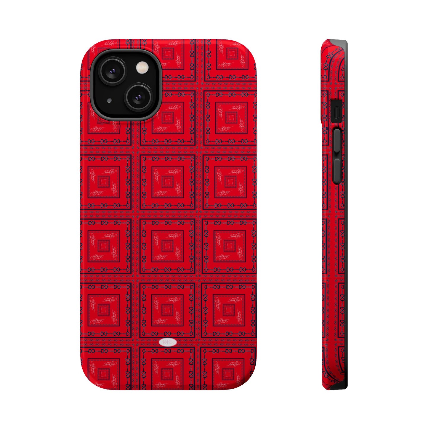 Red & Blue Horsebit MagSafe Case