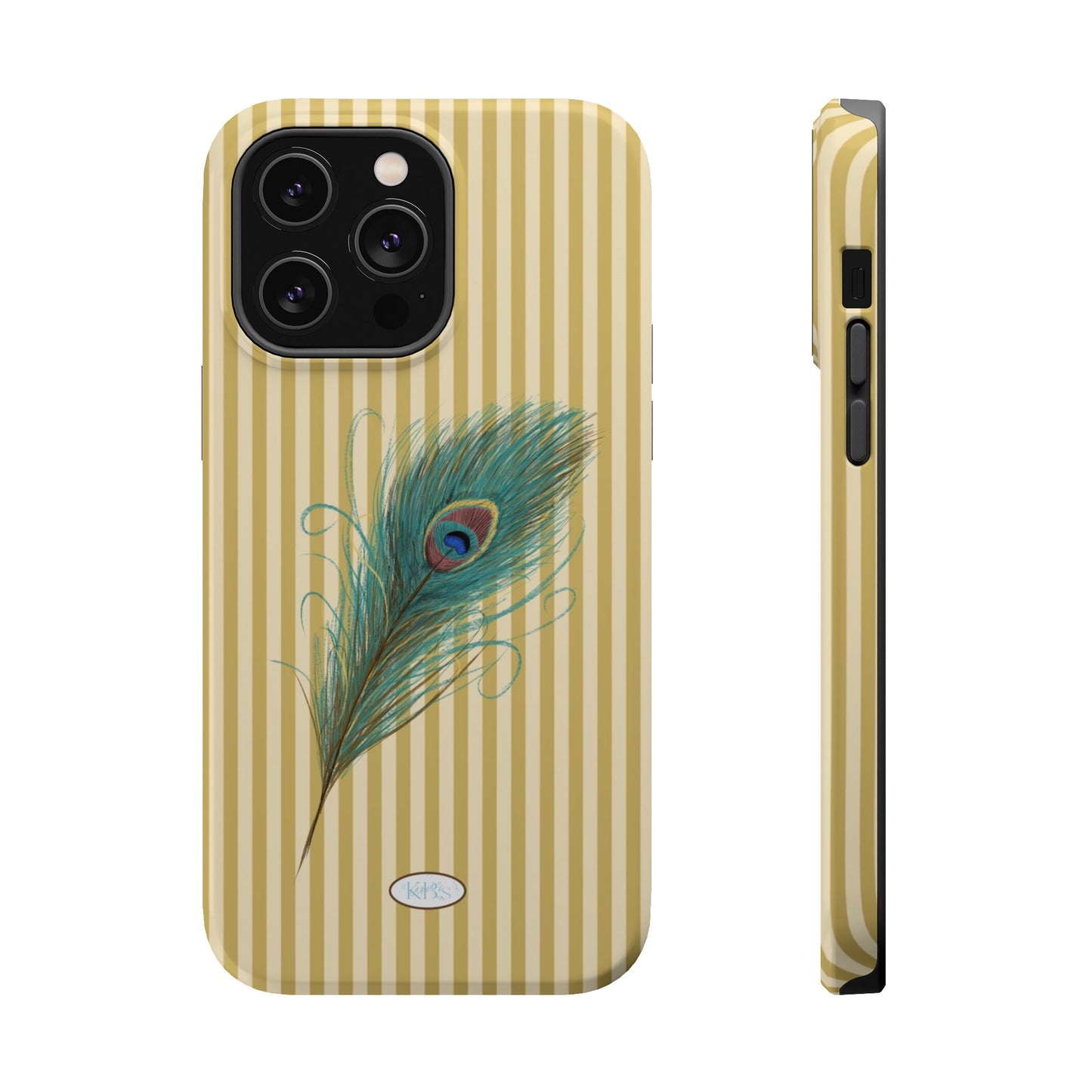 Peacock Feather Mag Safe Case