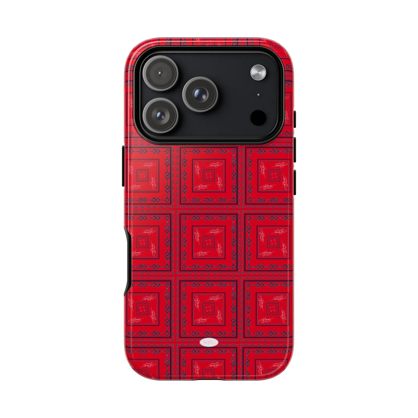 Red & Blue Horsebit Tough Case