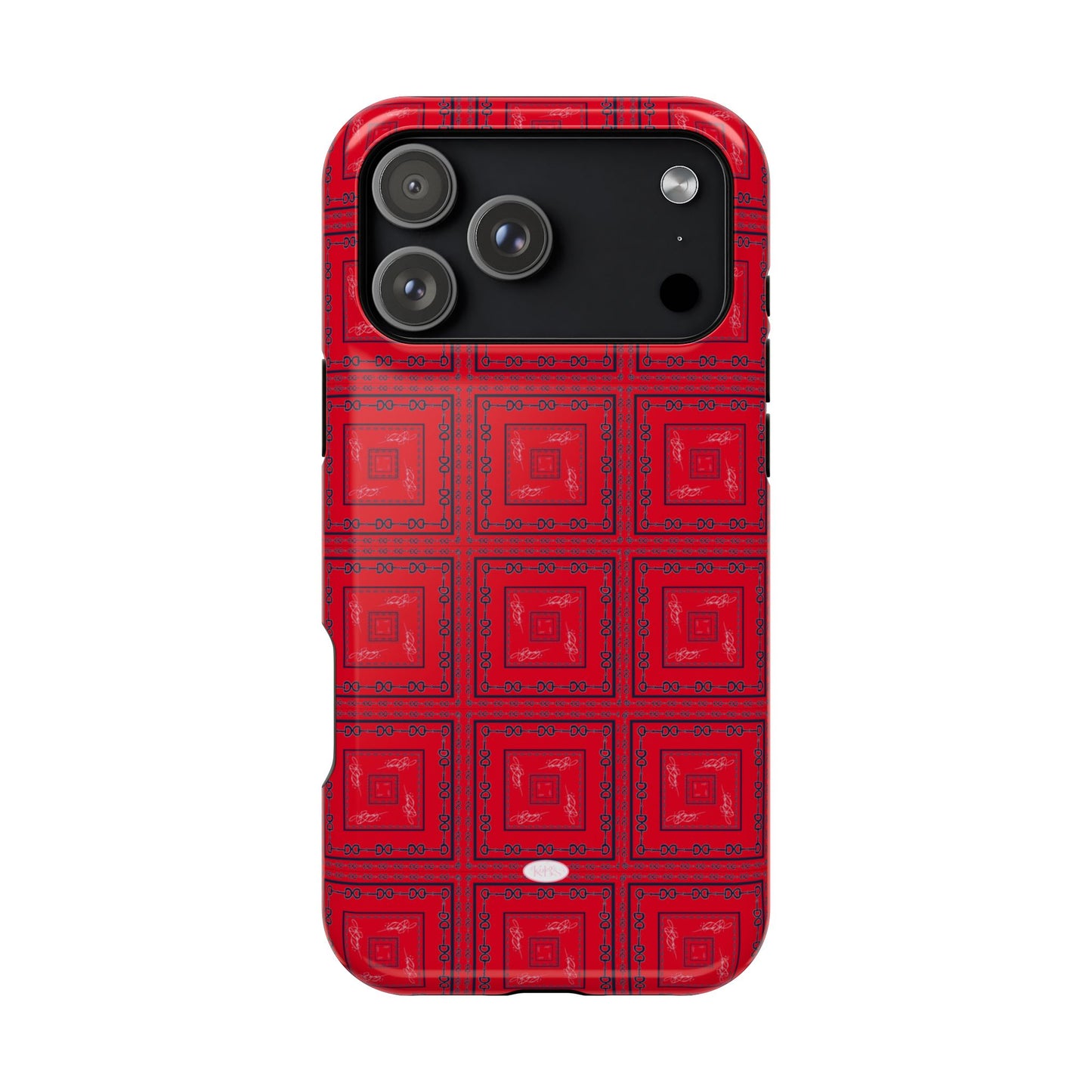 Red & Blue Horsebit MagSafe Case