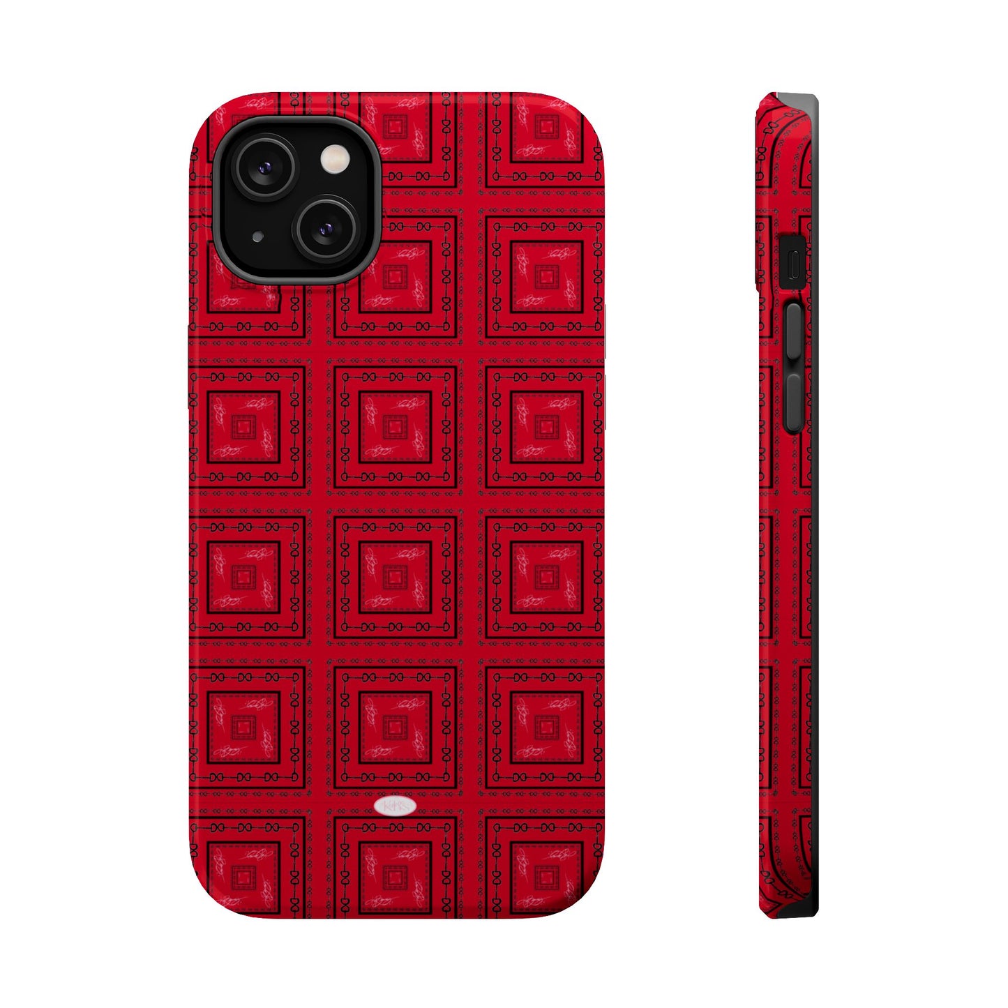 Red & Black Horsebit MagSafe Case