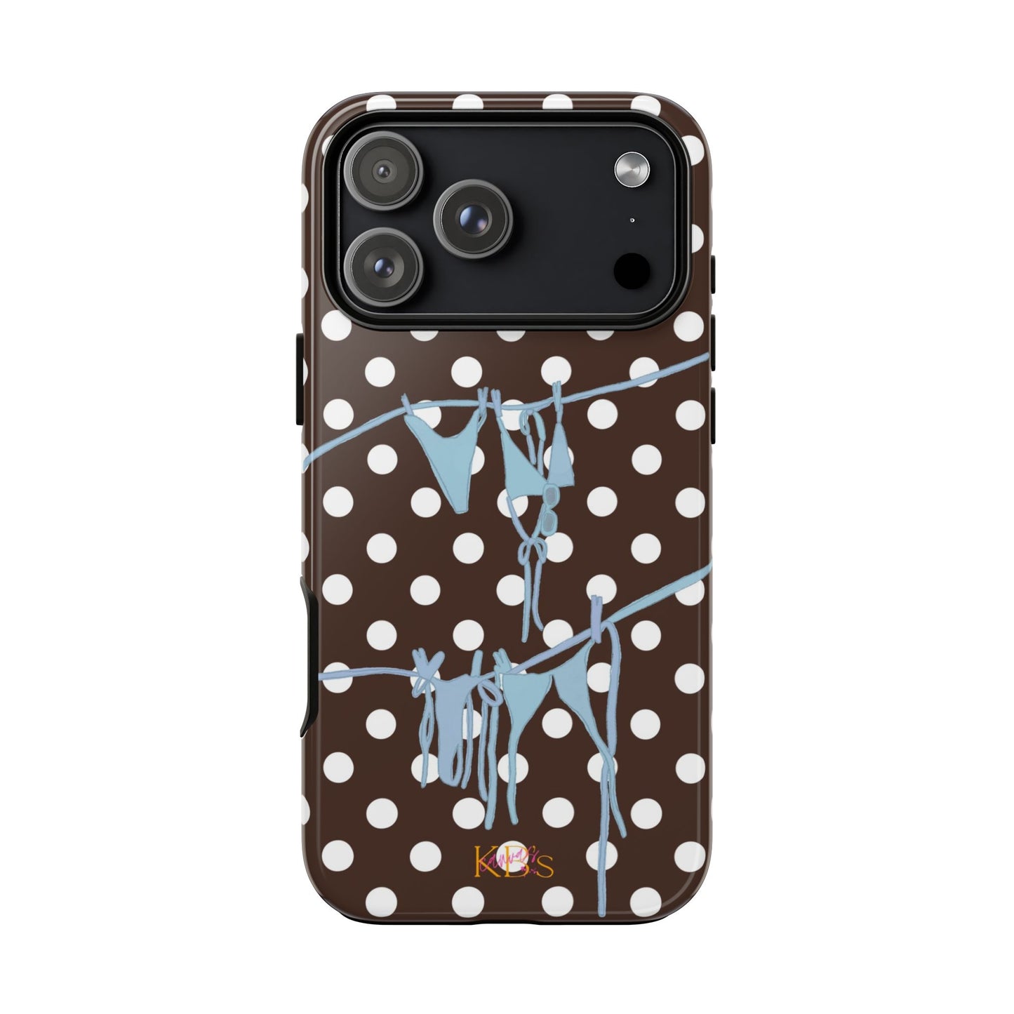 Brown Polka Dot Bikini Tough Case