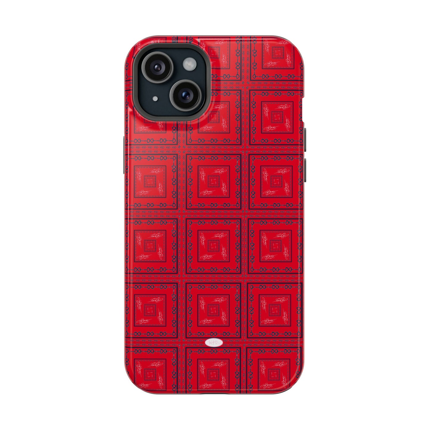 Red & Blue Horsebit MagSafe Case