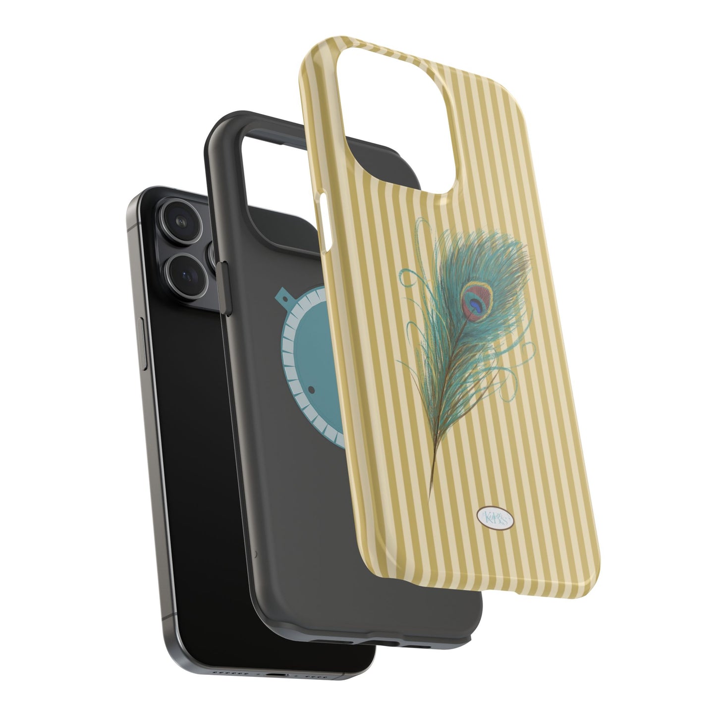 Peacock Feather Mag Safe Case