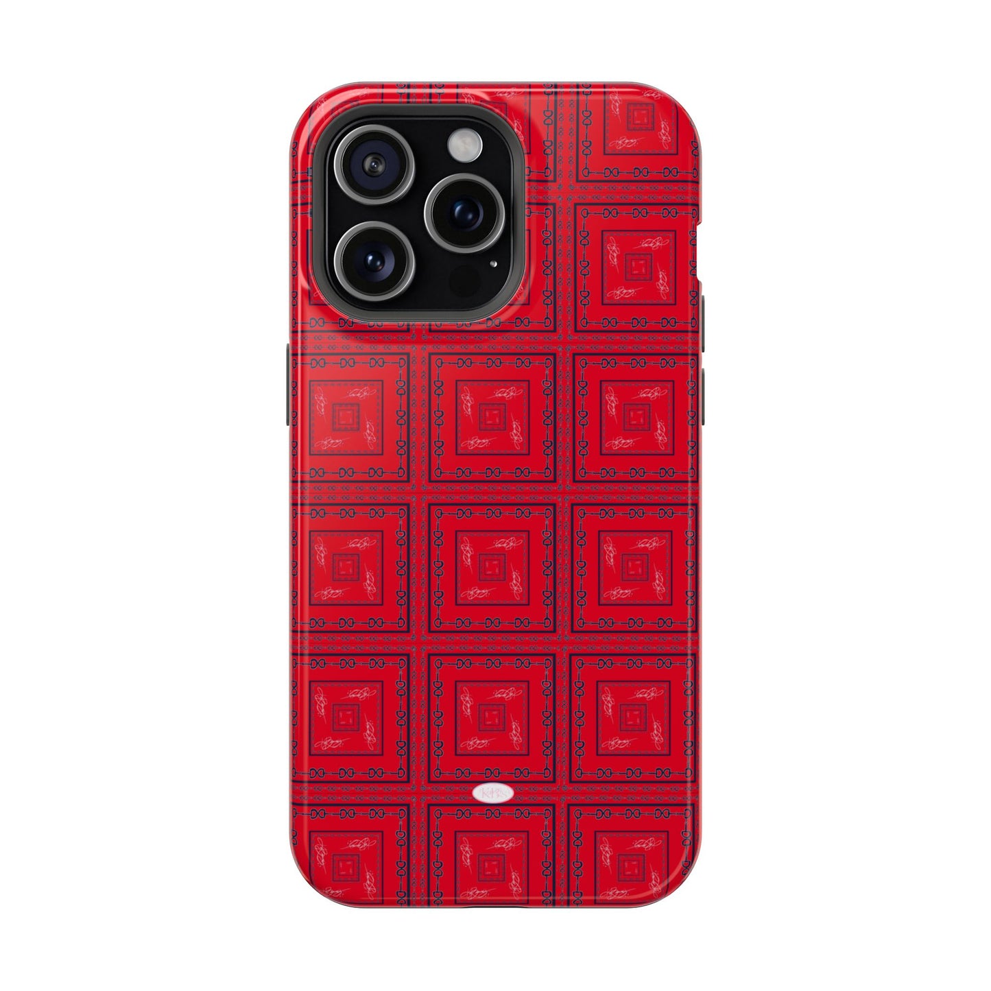 Red & Blue Horsebit MagSafe Case