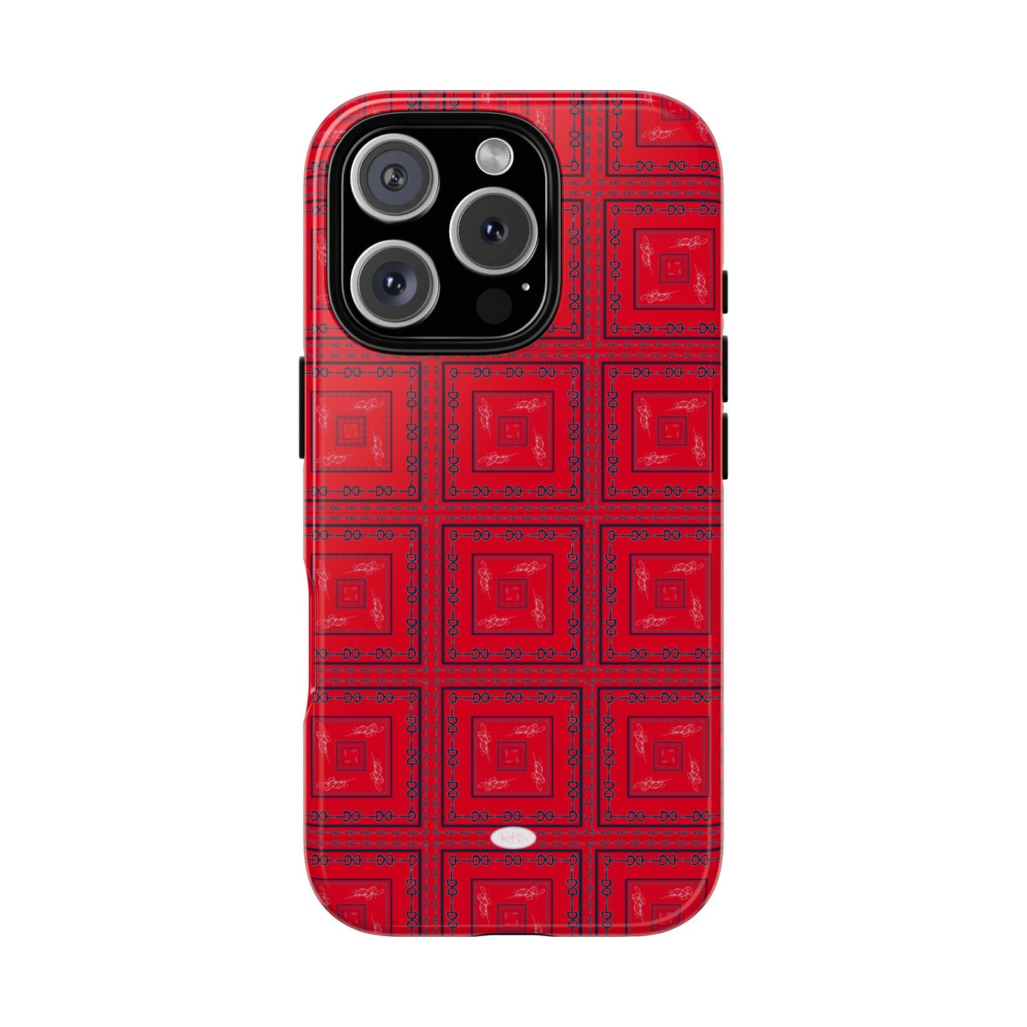 Red & Blue Horsebit Tough Case