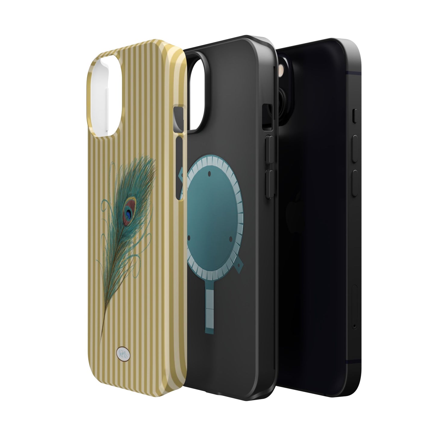 Peacock Feather Mag Safe Case