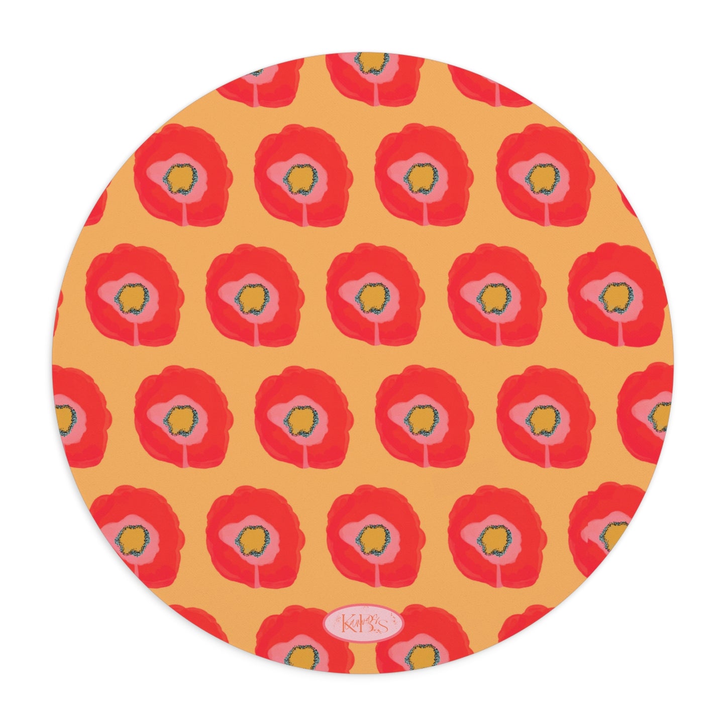 Poppy Fleur Mouse Pad