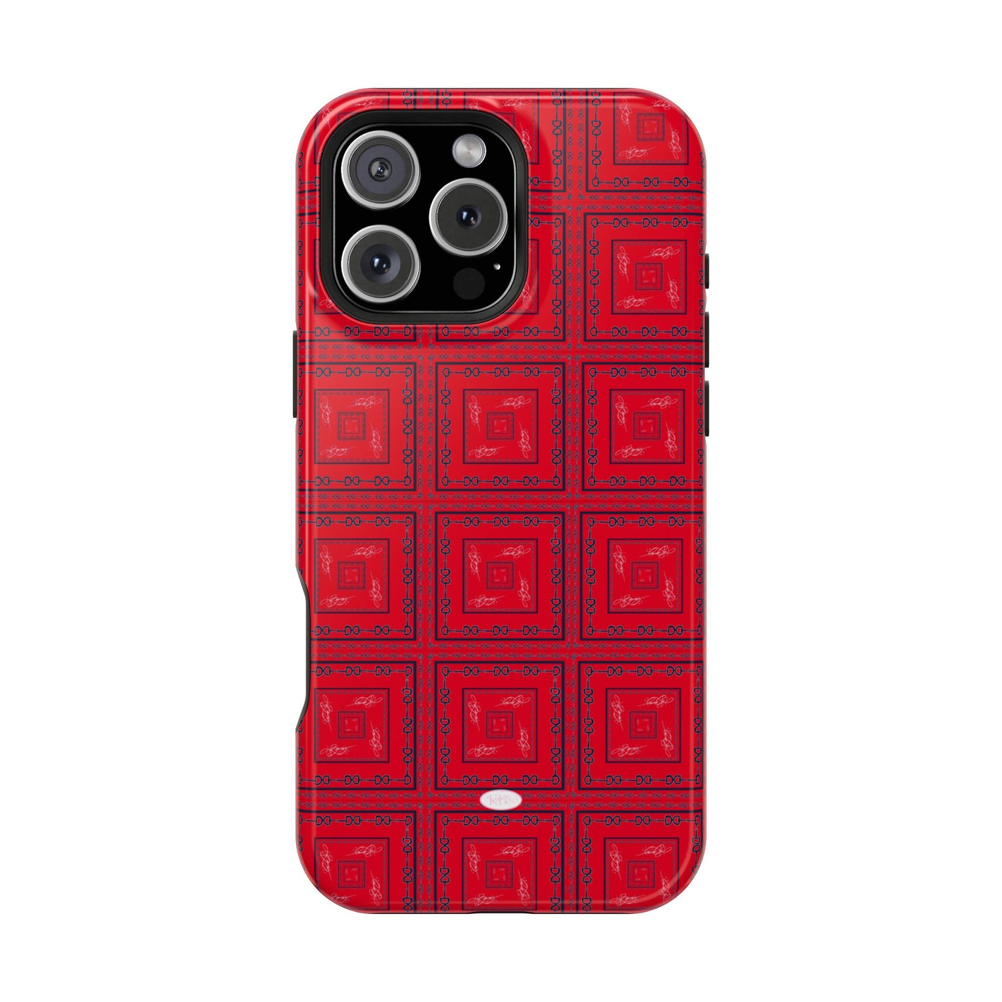 Red & Blue Horsebit MagSafe Case