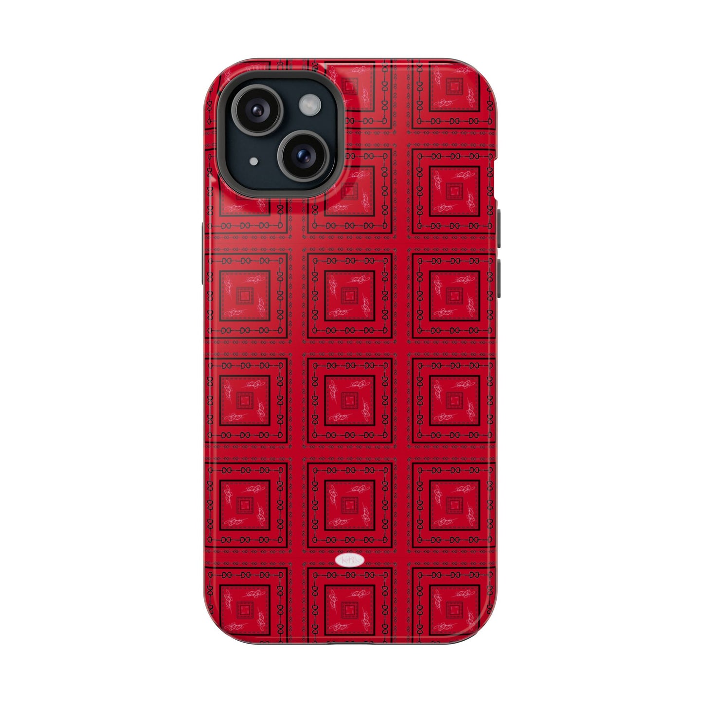 Red & Black Horsebit MagSafe Case