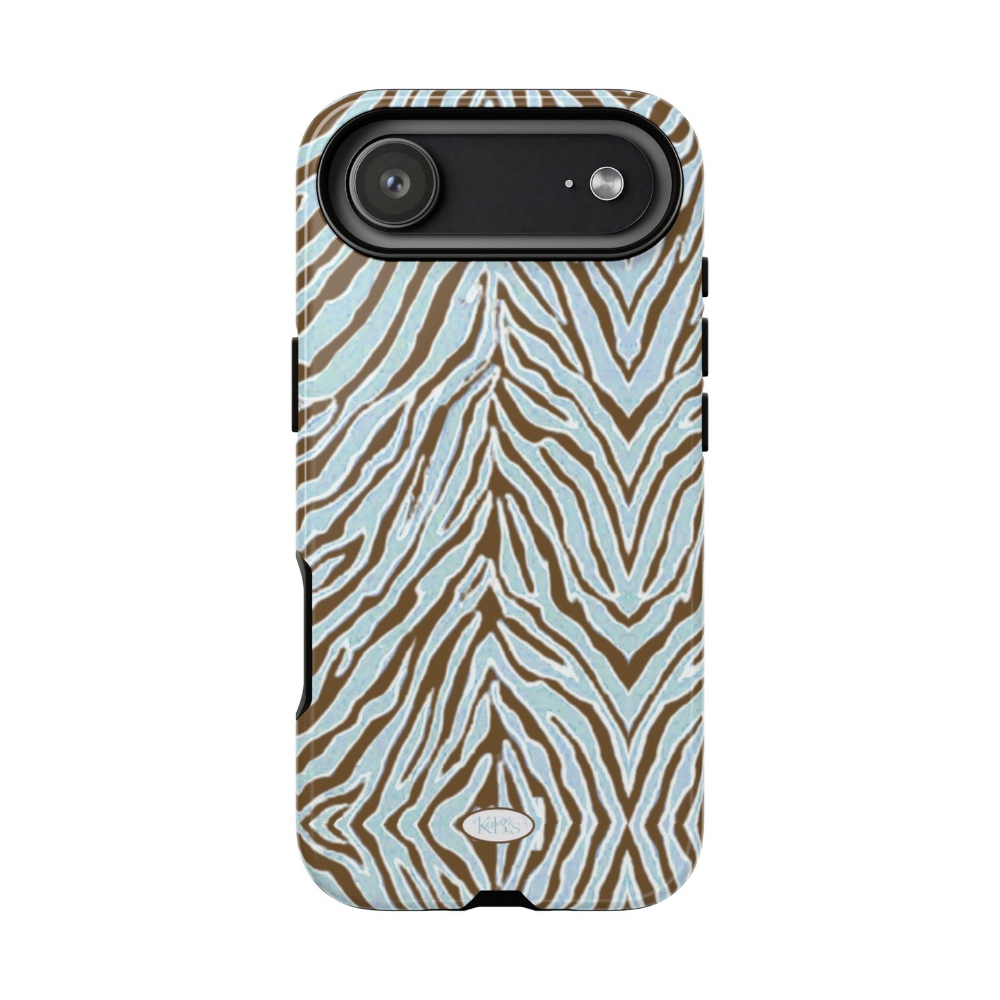 Zebra Bleu Tough Case