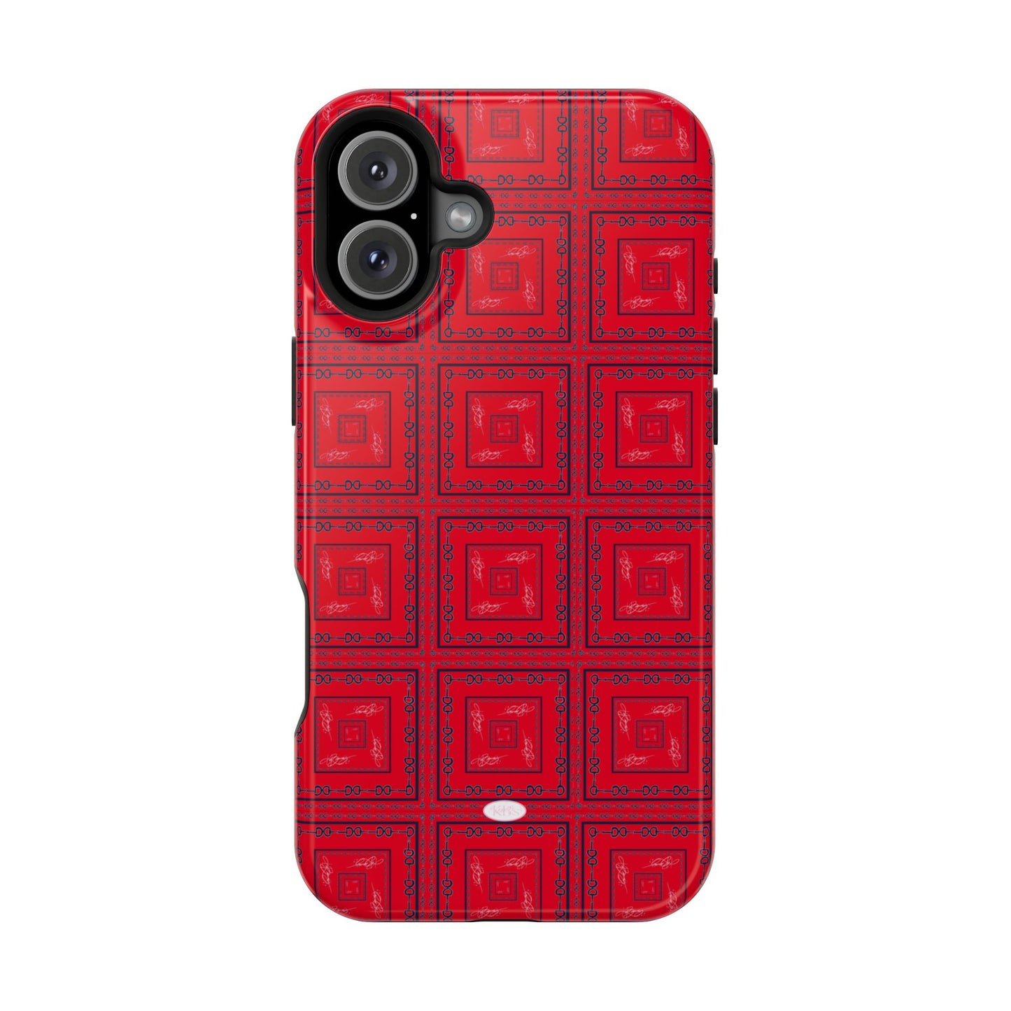 Red & Blue Horsebit MagSafe Case