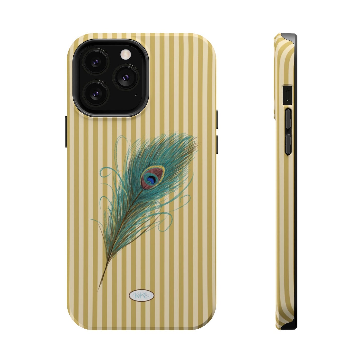 Peacock Feather Mag Safe Case
