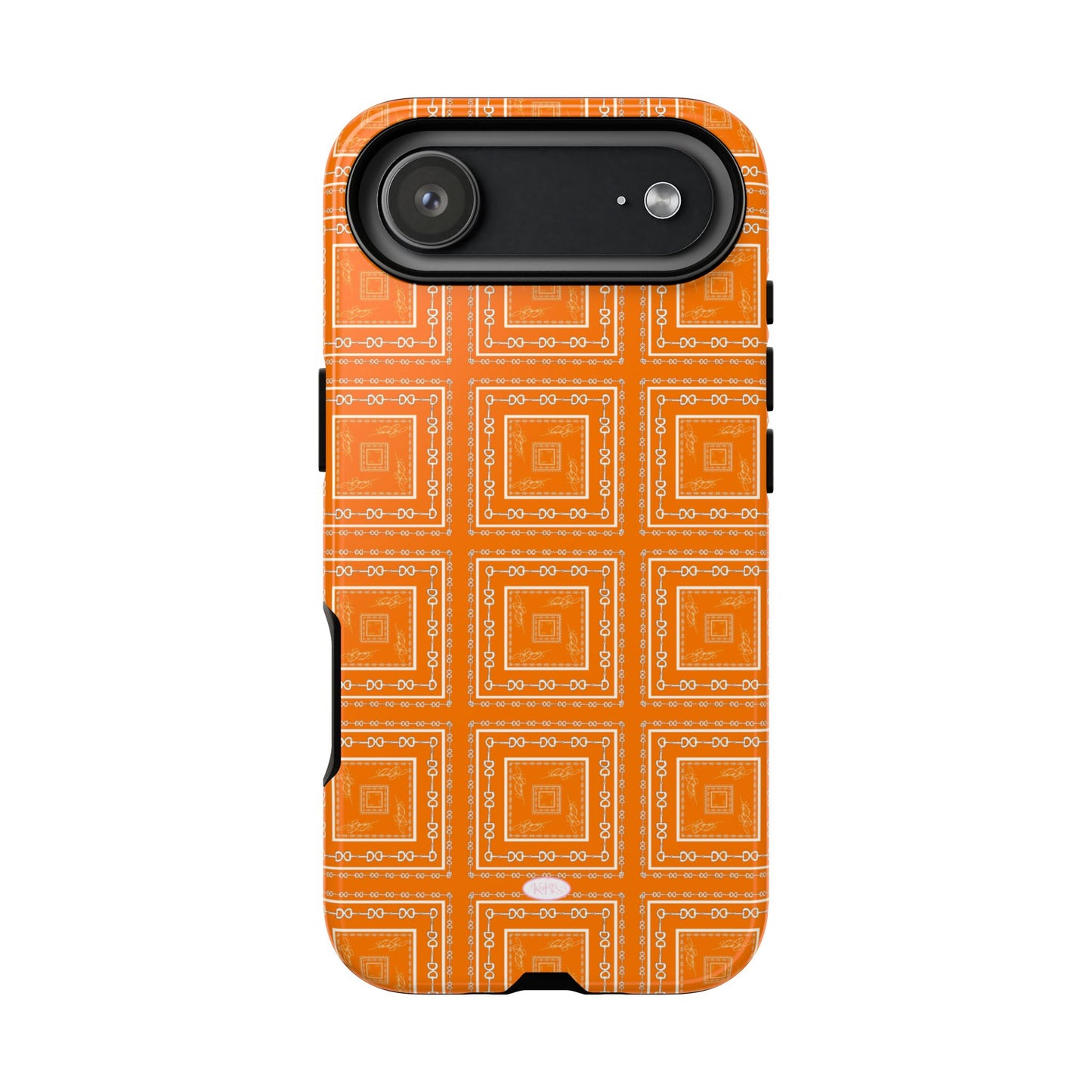 Orange & White Tough Case