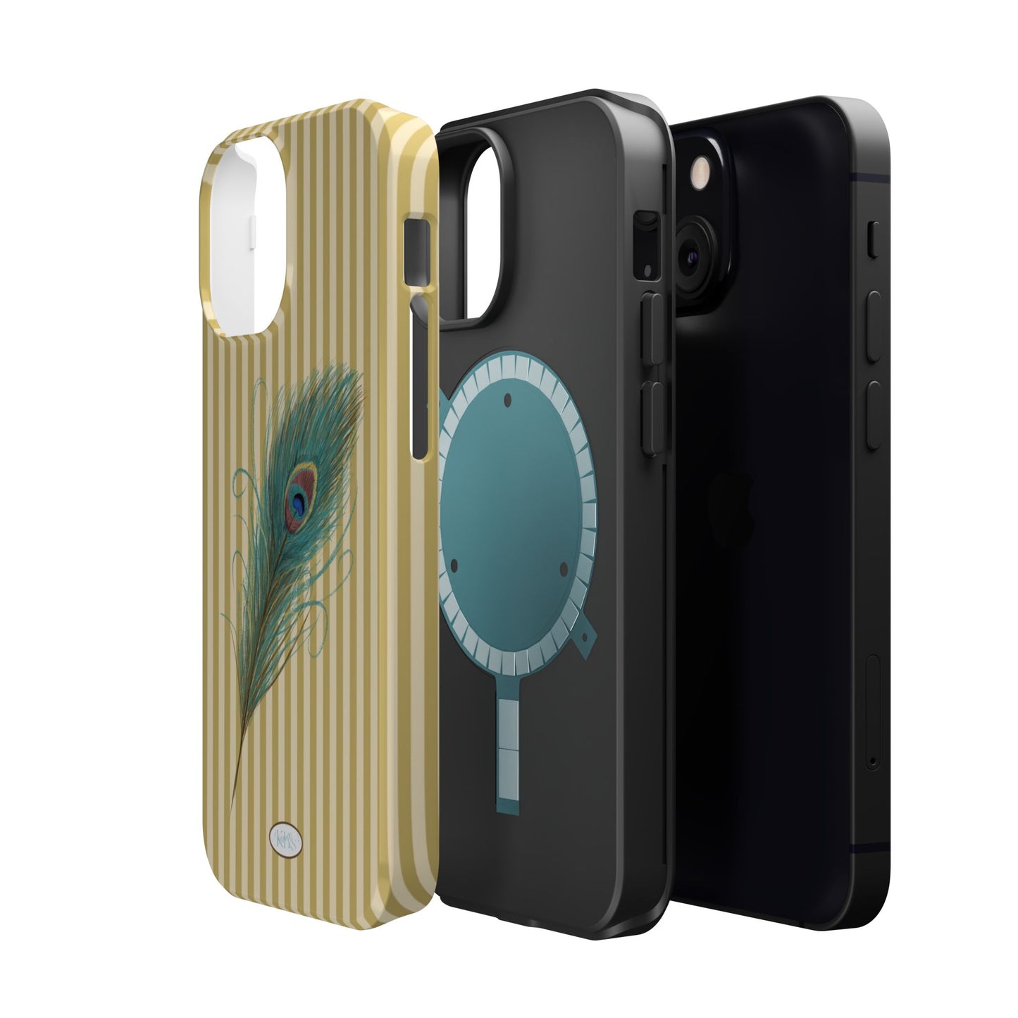 Peacock Feather Mag Safe Case