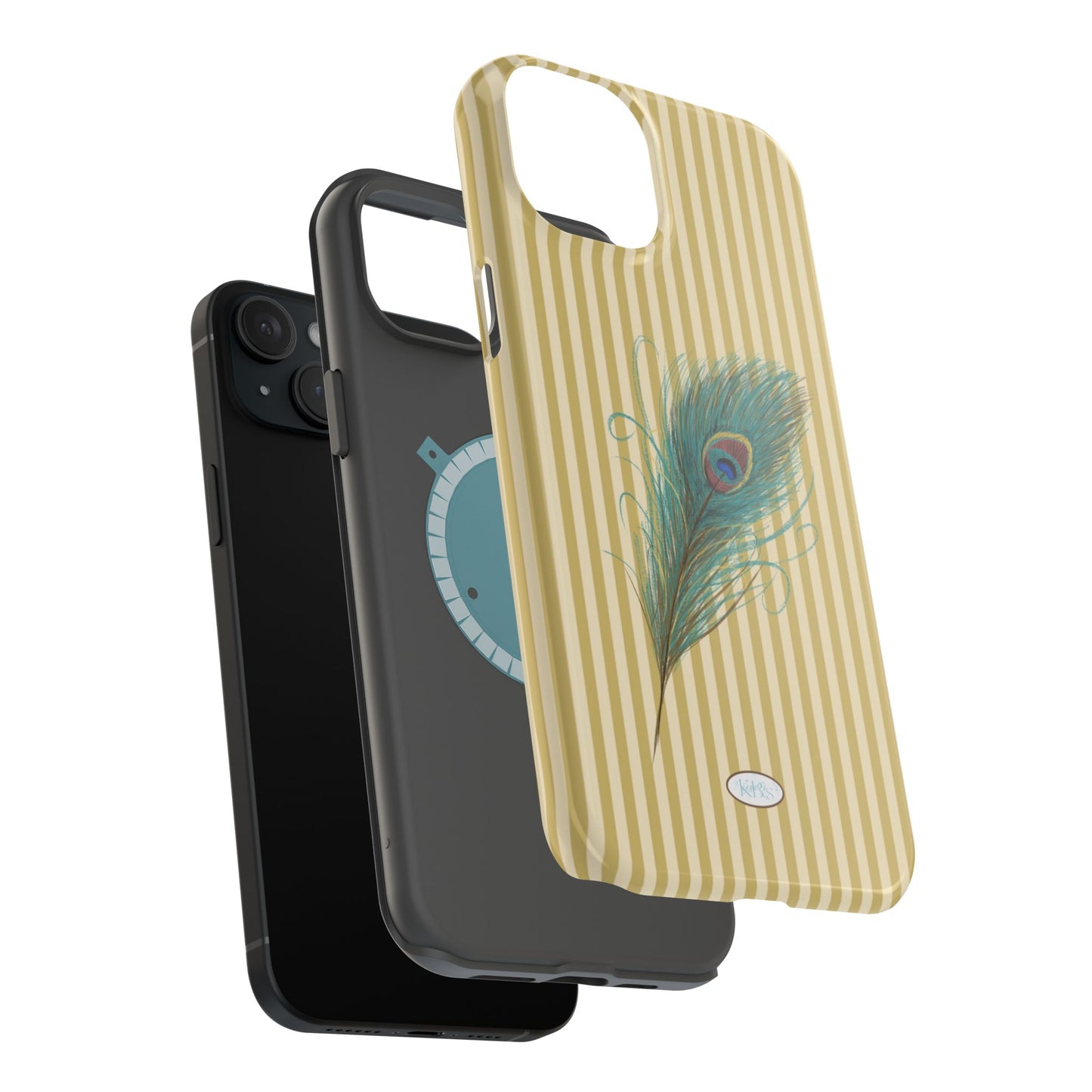 Peacock Feather Mag Safe Case
