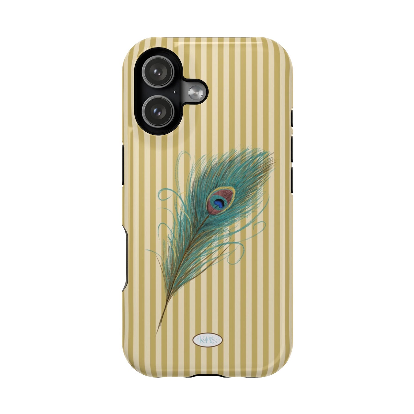 Peacock Feather Mag Safe Case