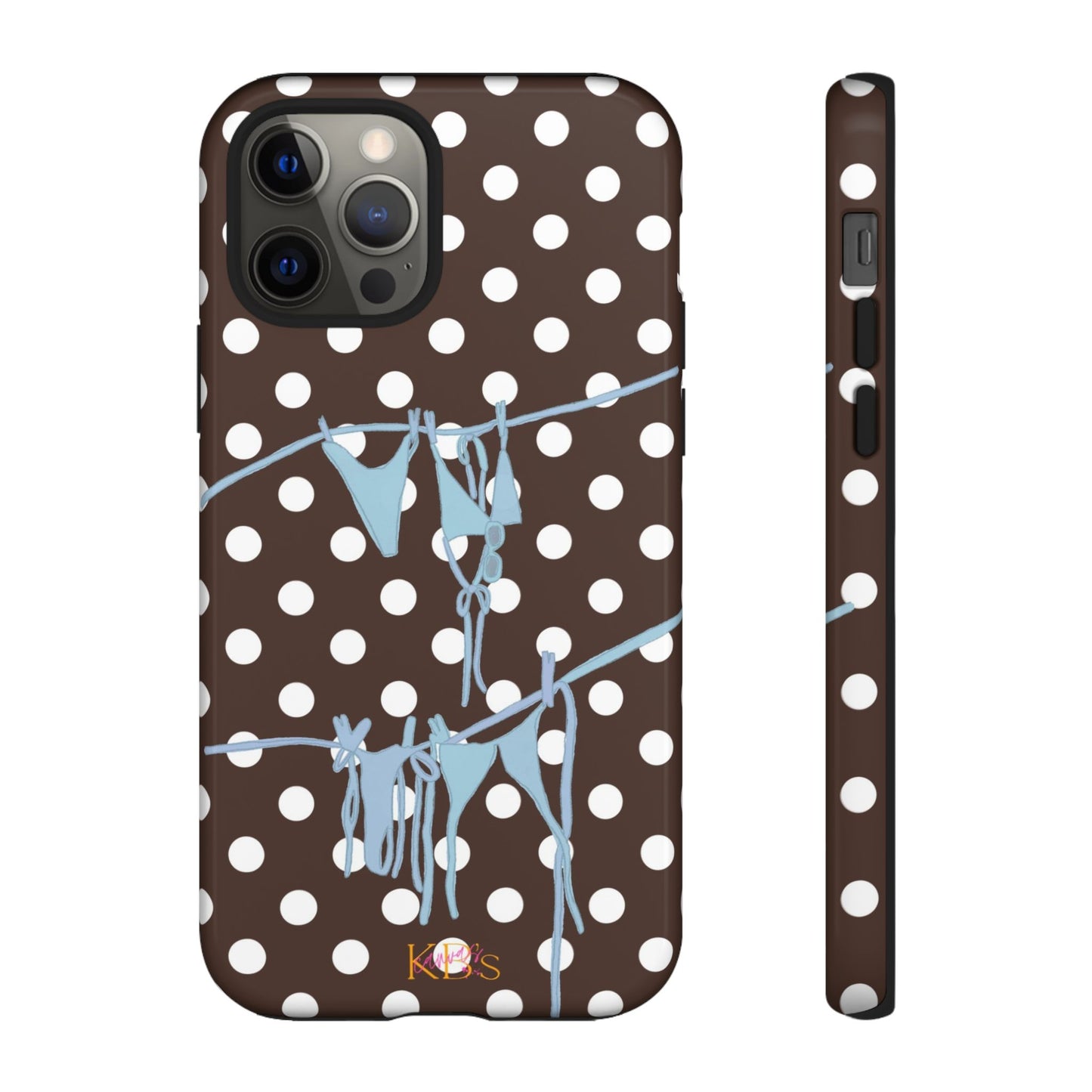 Brown Polka Dot Bikini Tough Case