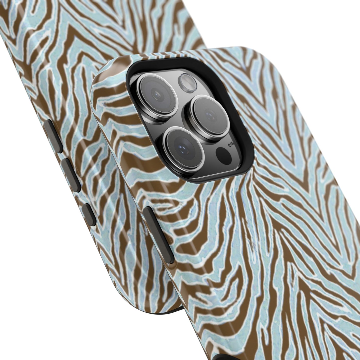 Zebra Bleu Mag Safe Case for iPhone