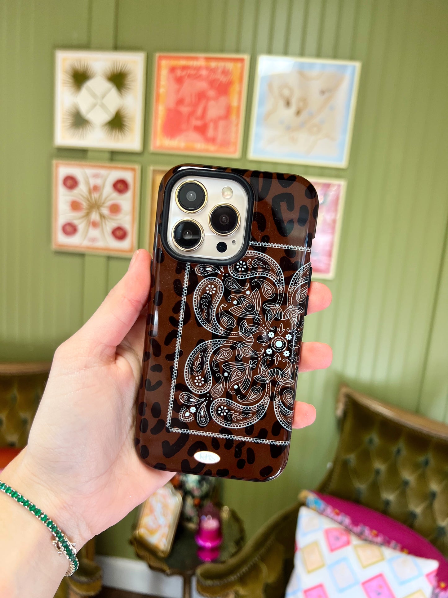 Leopard Bandana Tough Case - iPhone 13 Pro