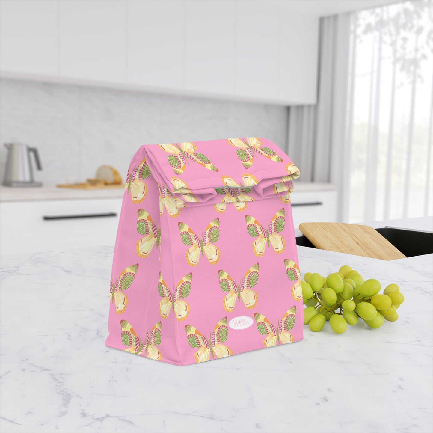 Flutter Pattern Insulated Lunch Box