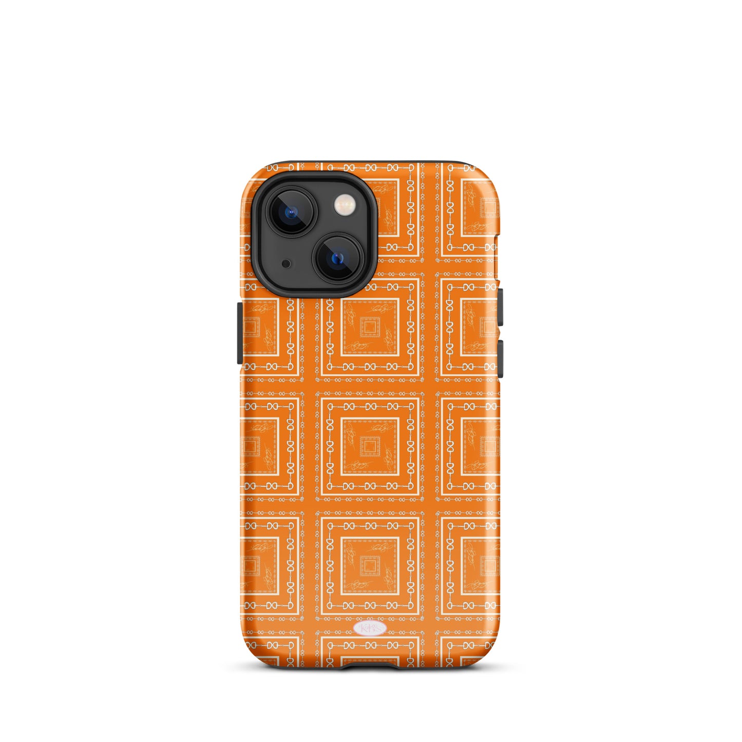 Orange & White Tough Case