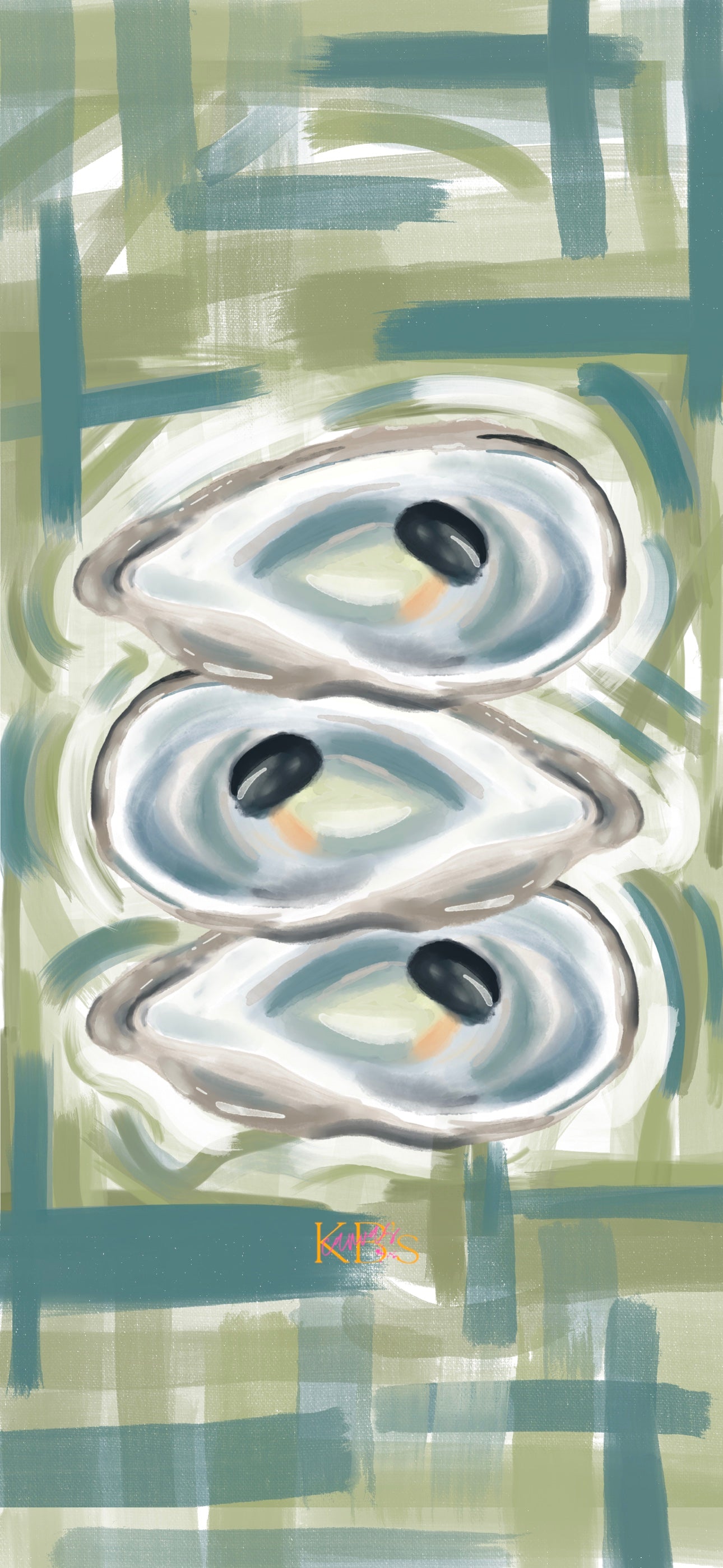 Abstract Oyster Wallpaper